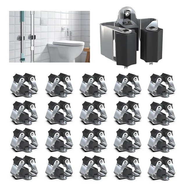 3-H Porta Scope a Muro 20 Pezzi Acciaio Fino 3 kg