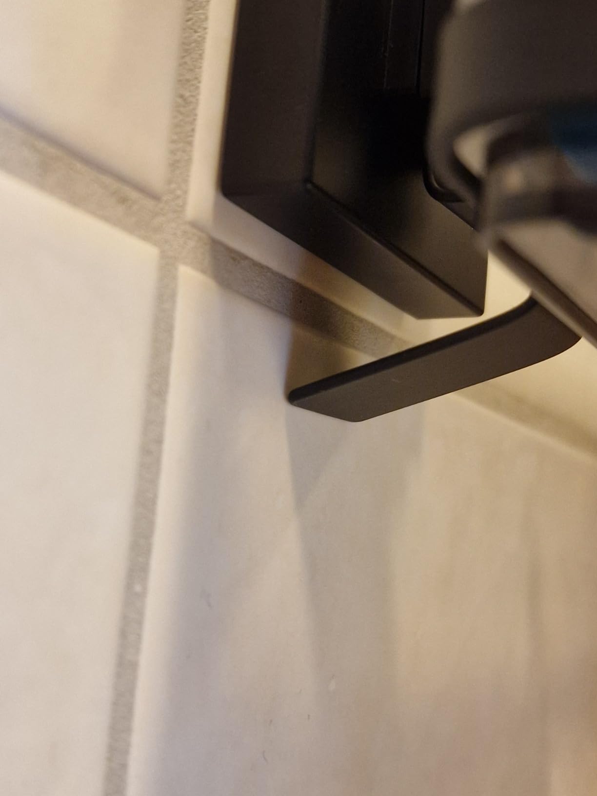 Wenko Vacuum-Loc Quadro mensola bagno nero 38,5 cm
