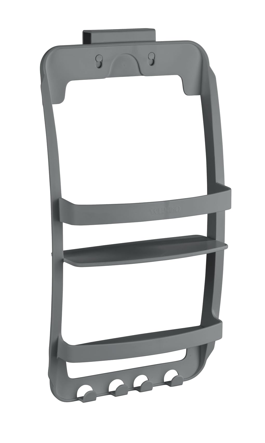 Wenko portaoggetti doccia scaffale bianco 26x54 cm