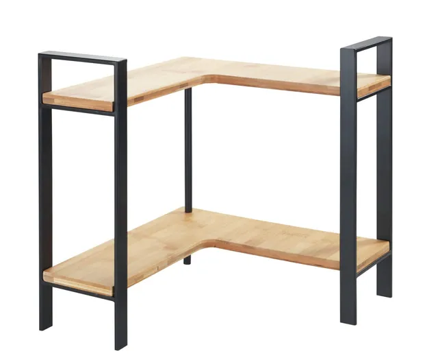 Wenko Lou 53028100 mensola angolare cucina nero 30x30 cm
