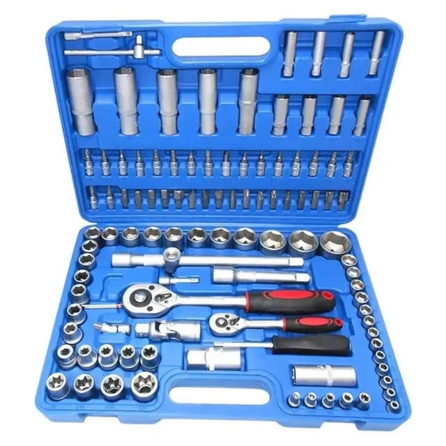 Cecaro Group Set Chiavi a Bussola 108 Pezzi Vanadio