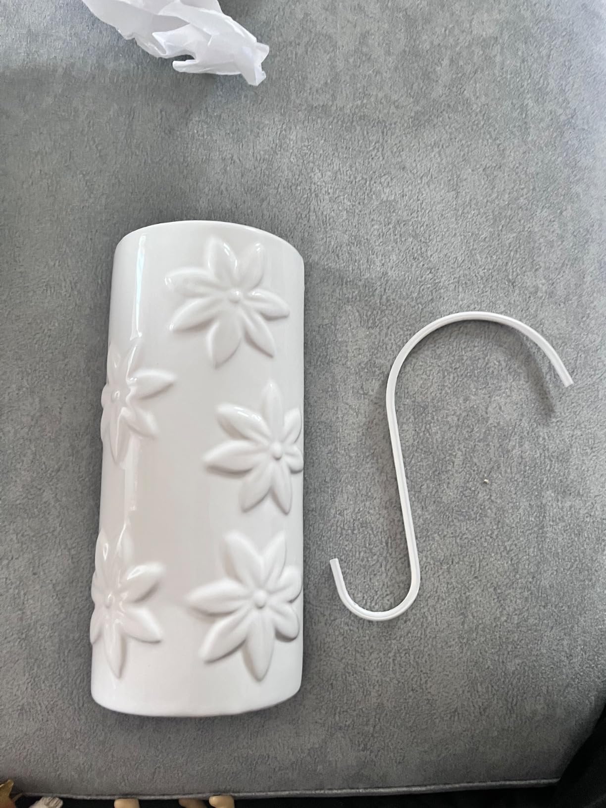 Wenko Linee umidificatore termosifone ceramica bianco 19 cm