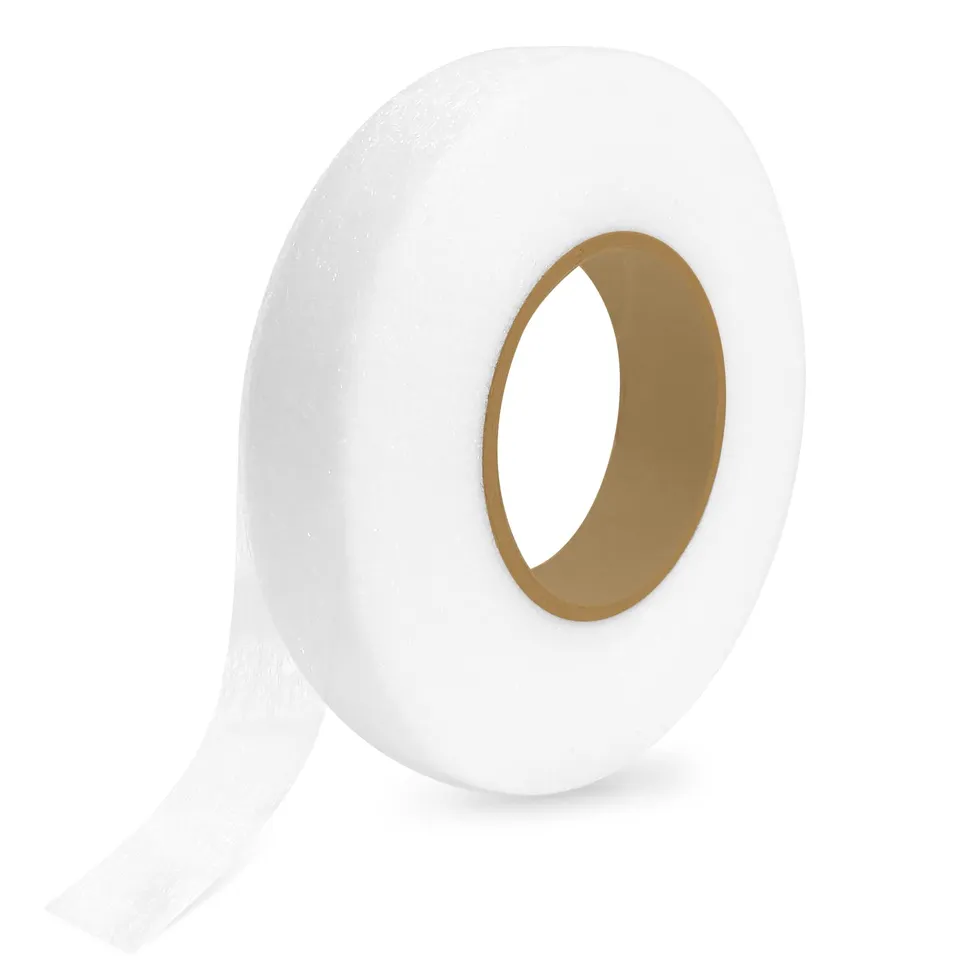 Quelcc nastro termoadesivo orlo bianco 64 m x 20 mm