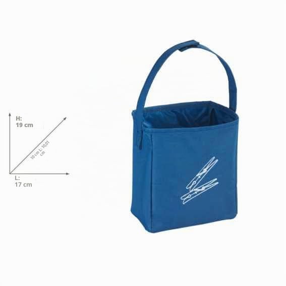 Wenko Cestino per Mollette Blu in Poliestere