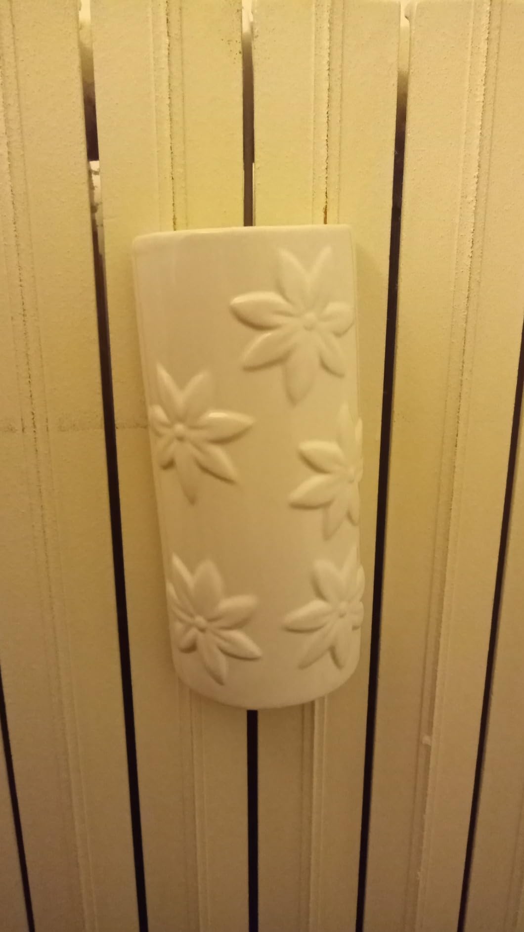 Wenko Linee umidificatore termosifone ceramica bianco 19 cm