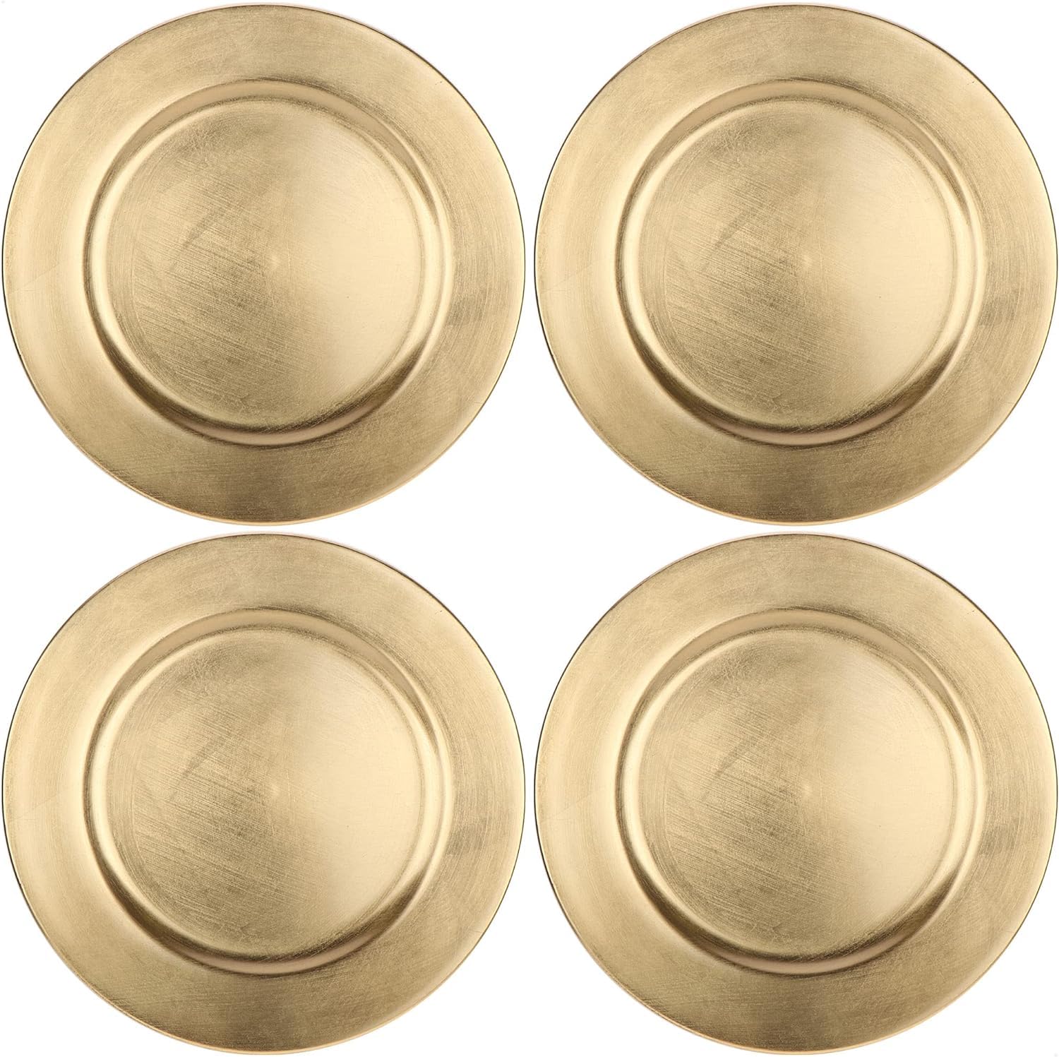 Cecaro Group Sottopiatti Oro 33 cm Sottopiatti 6 Pezzi Eleganti