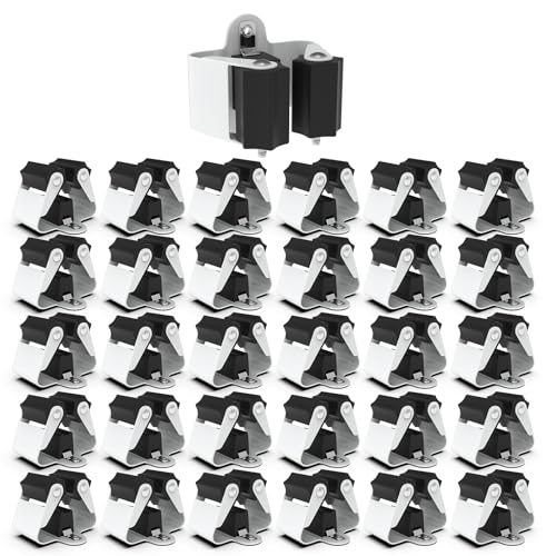 3-H portascope da muro nero 30 pezzi per manici 20-35 mm