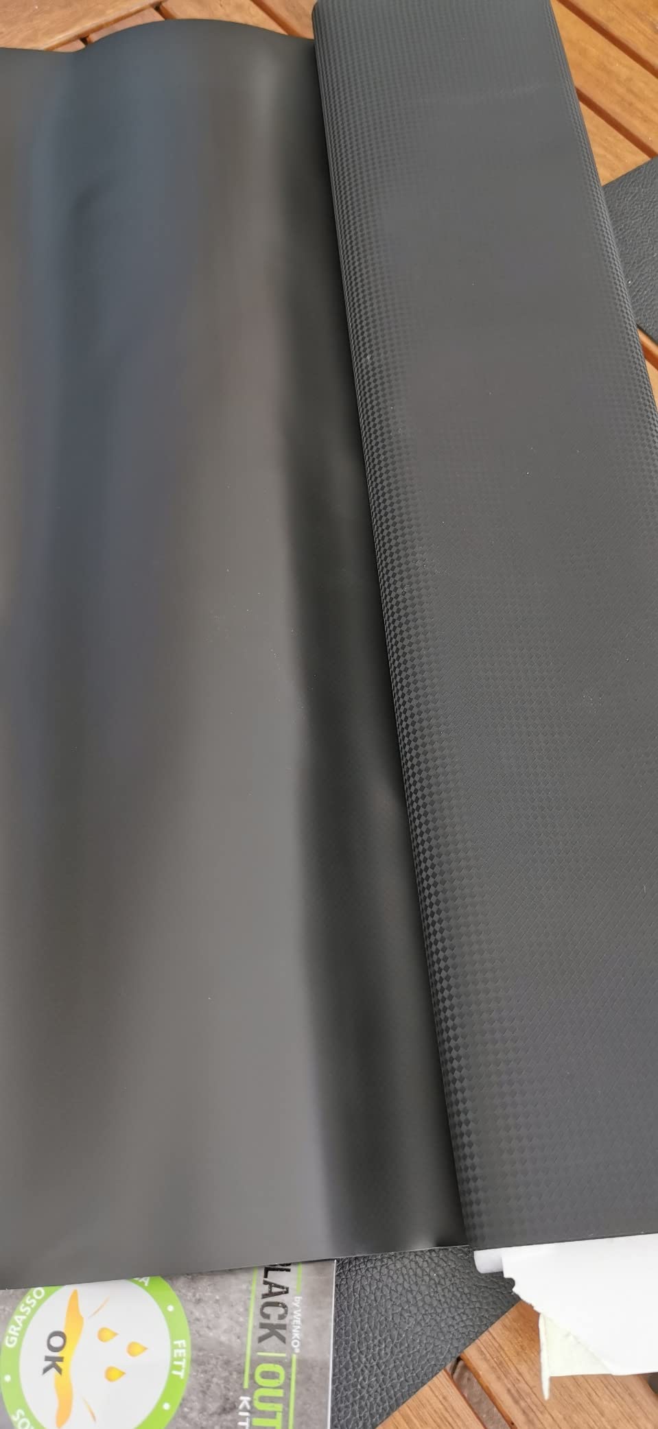 Wenko Black Outdoor Tappeto Barbecue 120x60 cm Nero