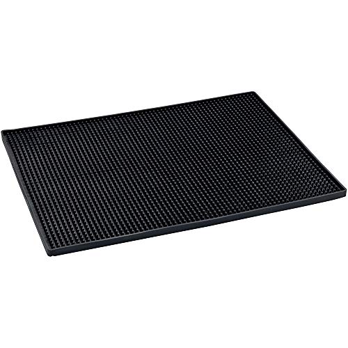 Wenko Maxi tappetino scolapiatti nero 40x30 cm antigraffio