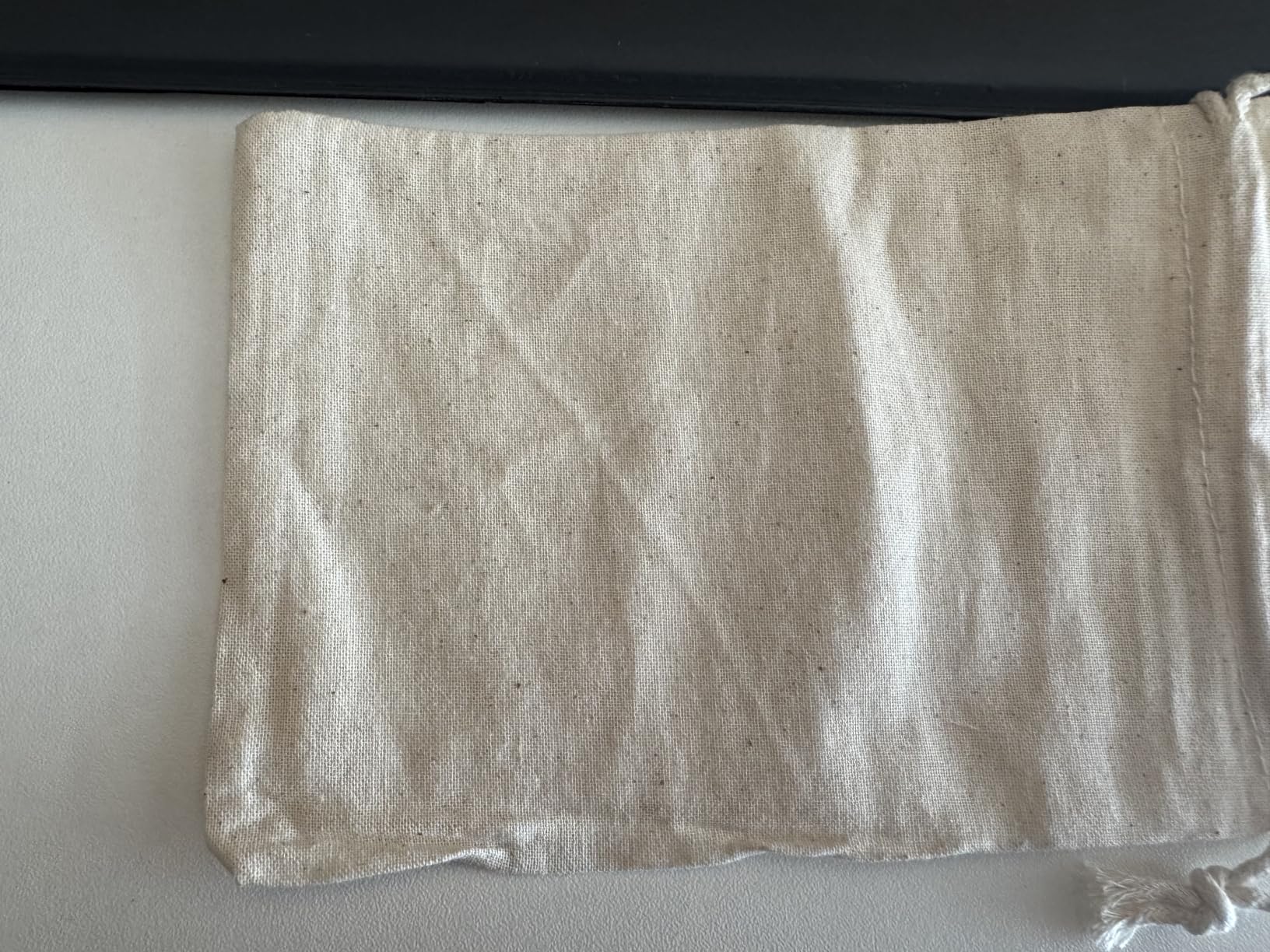 Quelcc sacchetto stoffa cotone 10x15cm 20 pezzi naturale