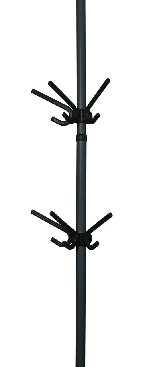 Wenko Herkules gancio triplo appendiabiti nero set 2 pezzi