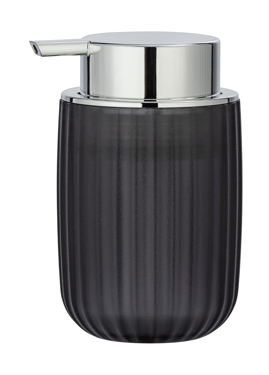 Wenko dispenser sapone grigio 250 ml plastica opaca