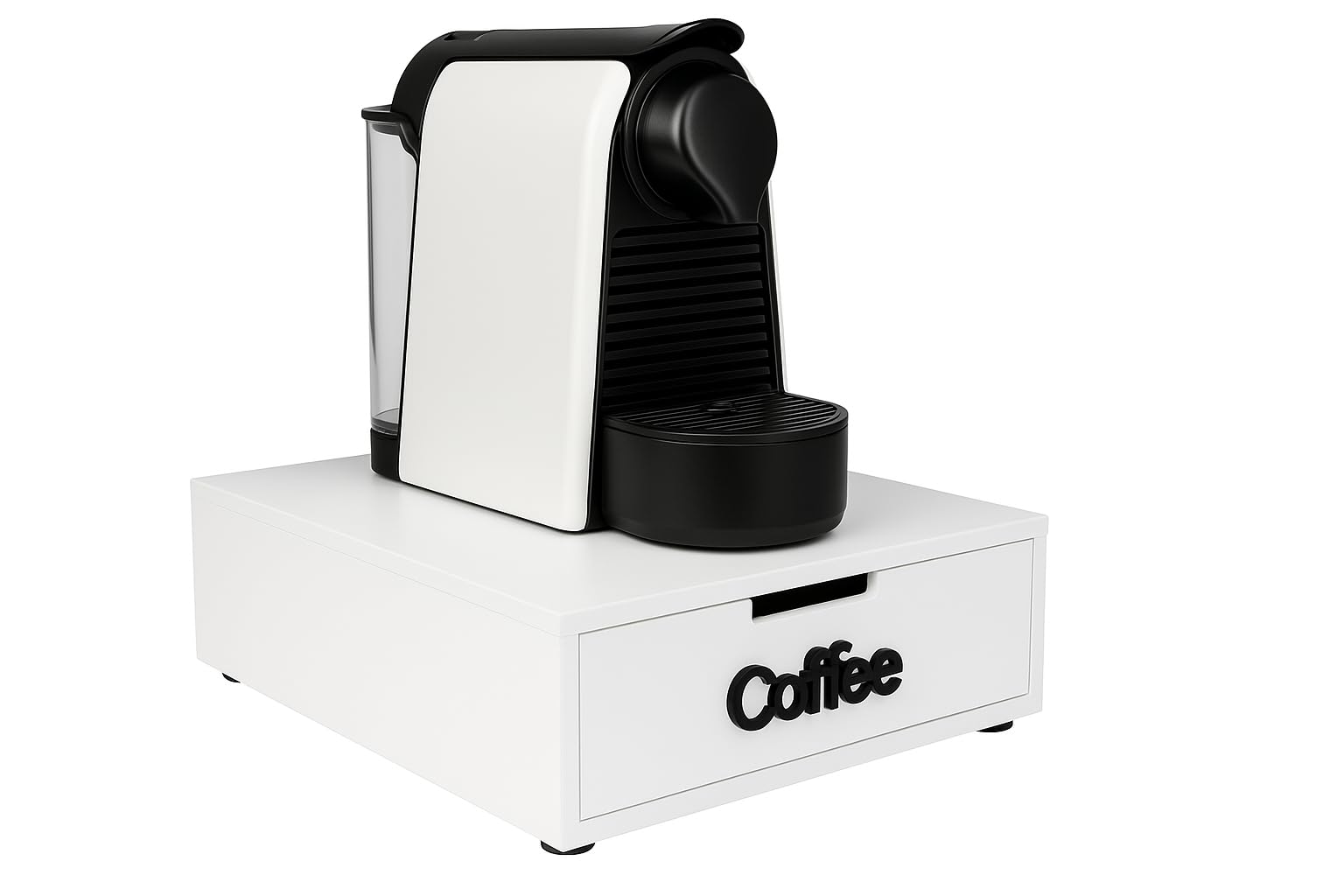 Cecaro Group Porta Cialde Coffee organizer legno bianco 30 cm