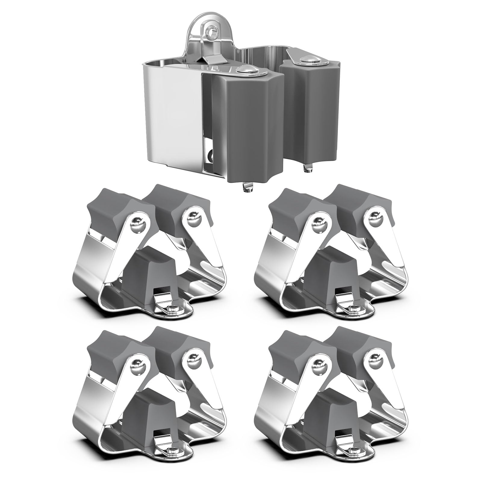 3-H portascope muro inox 4 pezzi 5 kg antiscivolo