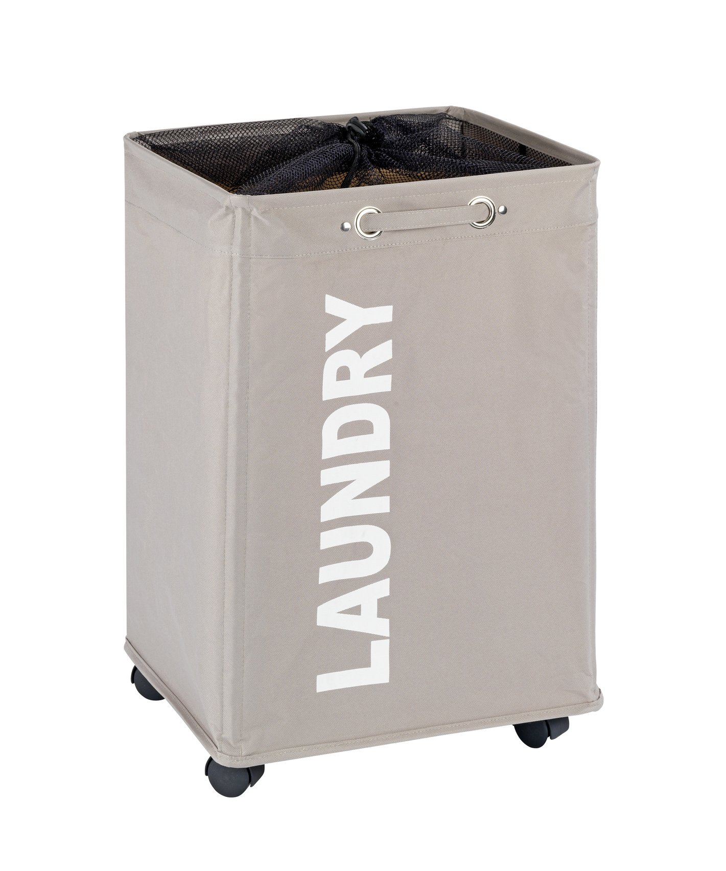 Curver Quadro portabiancheria beige 79 l con ruote