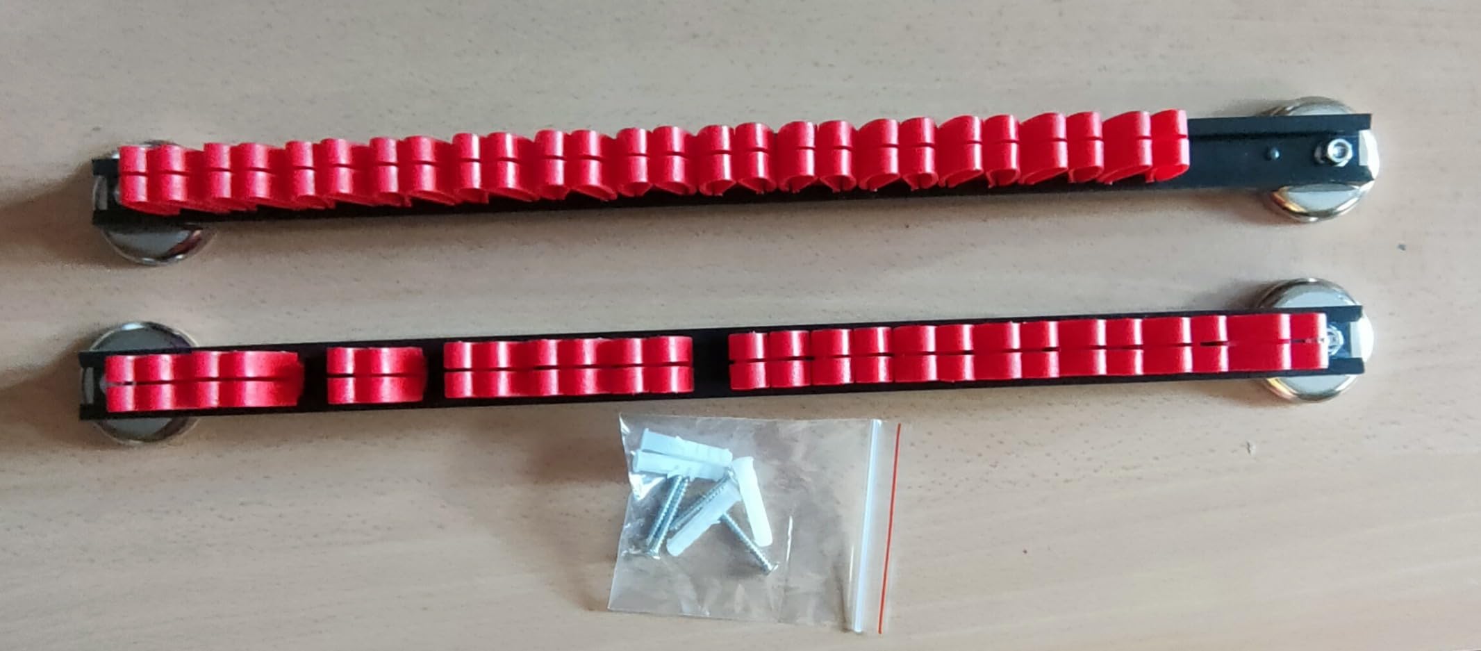 3-H barra magnetica portacacciaviti da parete 35,5 cm 2 pezzi