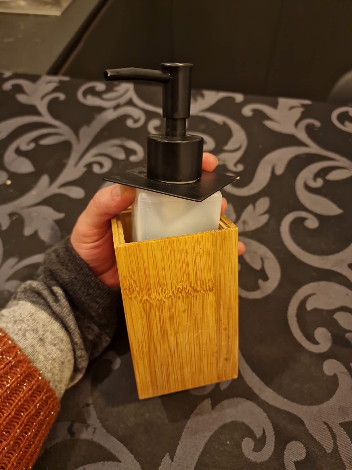 Wenko Padua Dispenser Sapone Bambù 210 ml