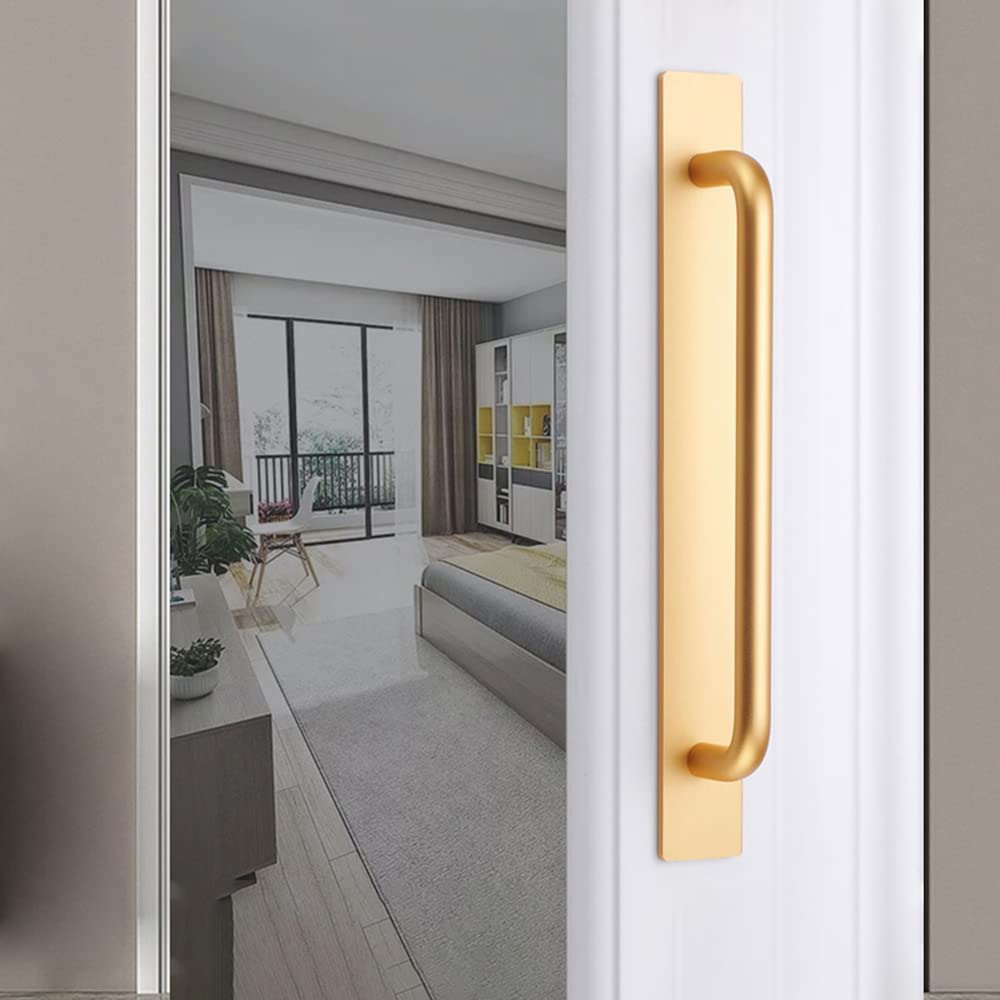 Lxoraziy Maniglie Autoadesive Alluminio Nere 148mm 2 Pezzi