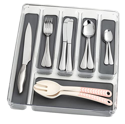 Wenko Portaposate Inserto Cassetti 6 Scomparti Trasparente