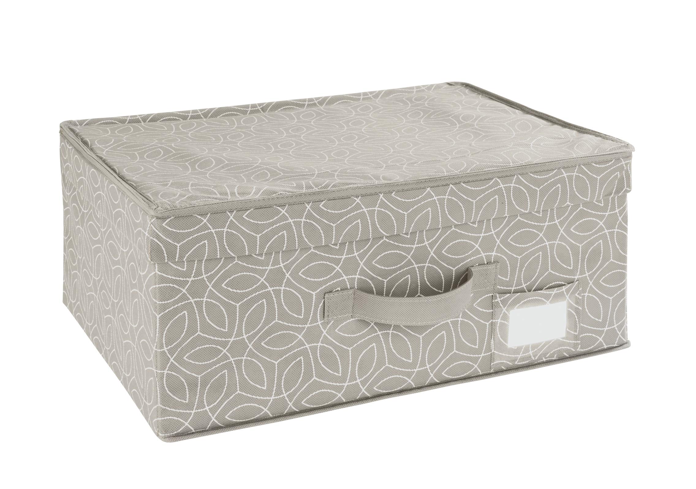 Wenko Balance scatola con coperchio tortora 44x19x33 cm
