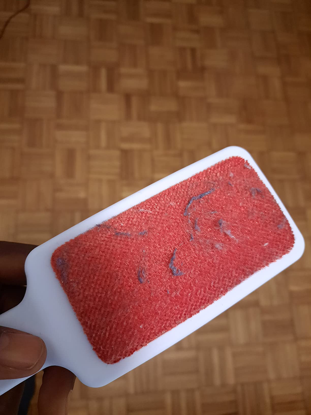 Wenko Junior spazzola tessuti doppia bianco rosso