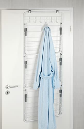Wenko stendibiancheria per porta 51x142 cm con 6 ganci pieghevole