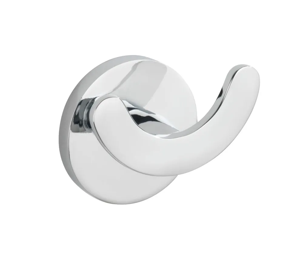 Wenko Isera Duo 25041100 Gancio Adesivo Cromato 6x5x4 cm