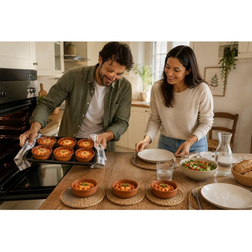 Cecaro Group tegamini terracotta forno 12 cm set 6 pezzi