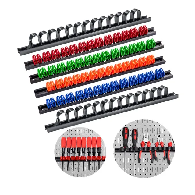 3-H Supporto portautensili parete PVC 350 mm