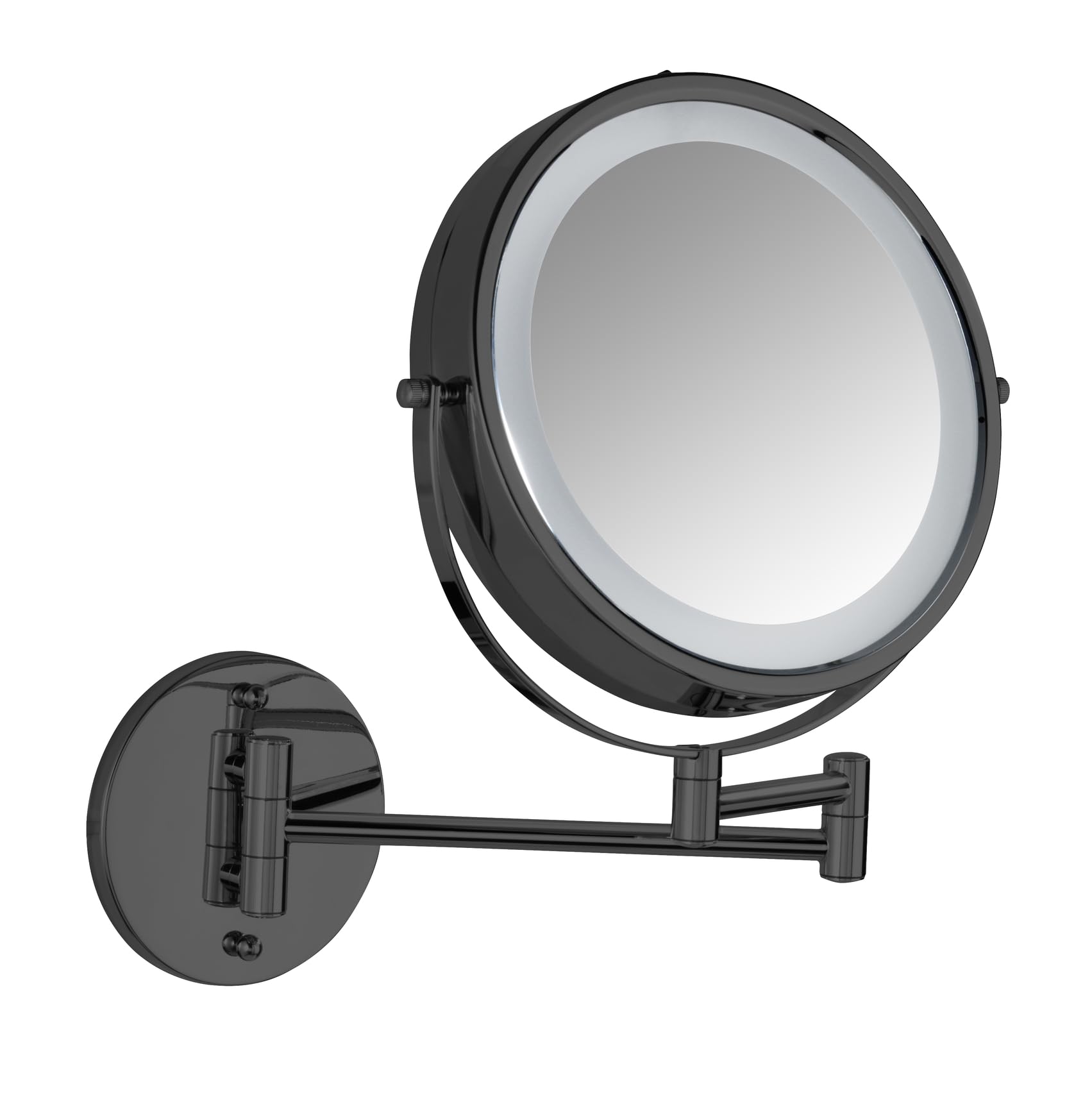 Wenko Power-Loc Lumi specchio LED parete 5x 17,5 cm