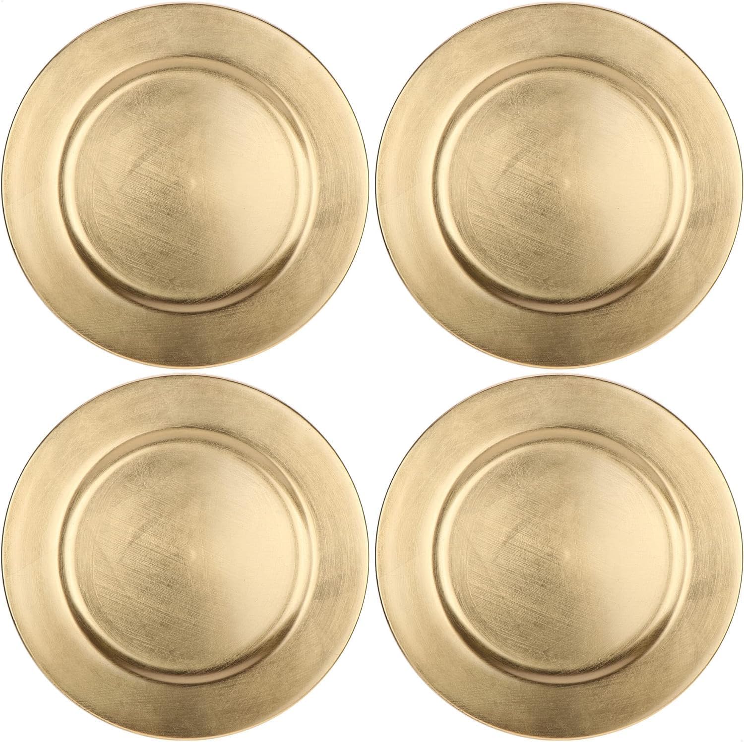 Cecaro Group Sottopiatti Oro 33 cm Sottopiatti 6 Pezzi Eleganti