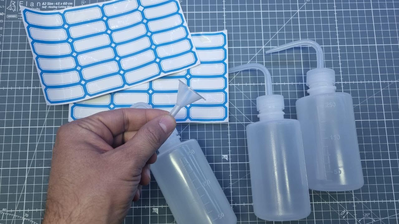 Quelcc Flaconi Spremere 250 ml 3 Pezzi con Imbuti