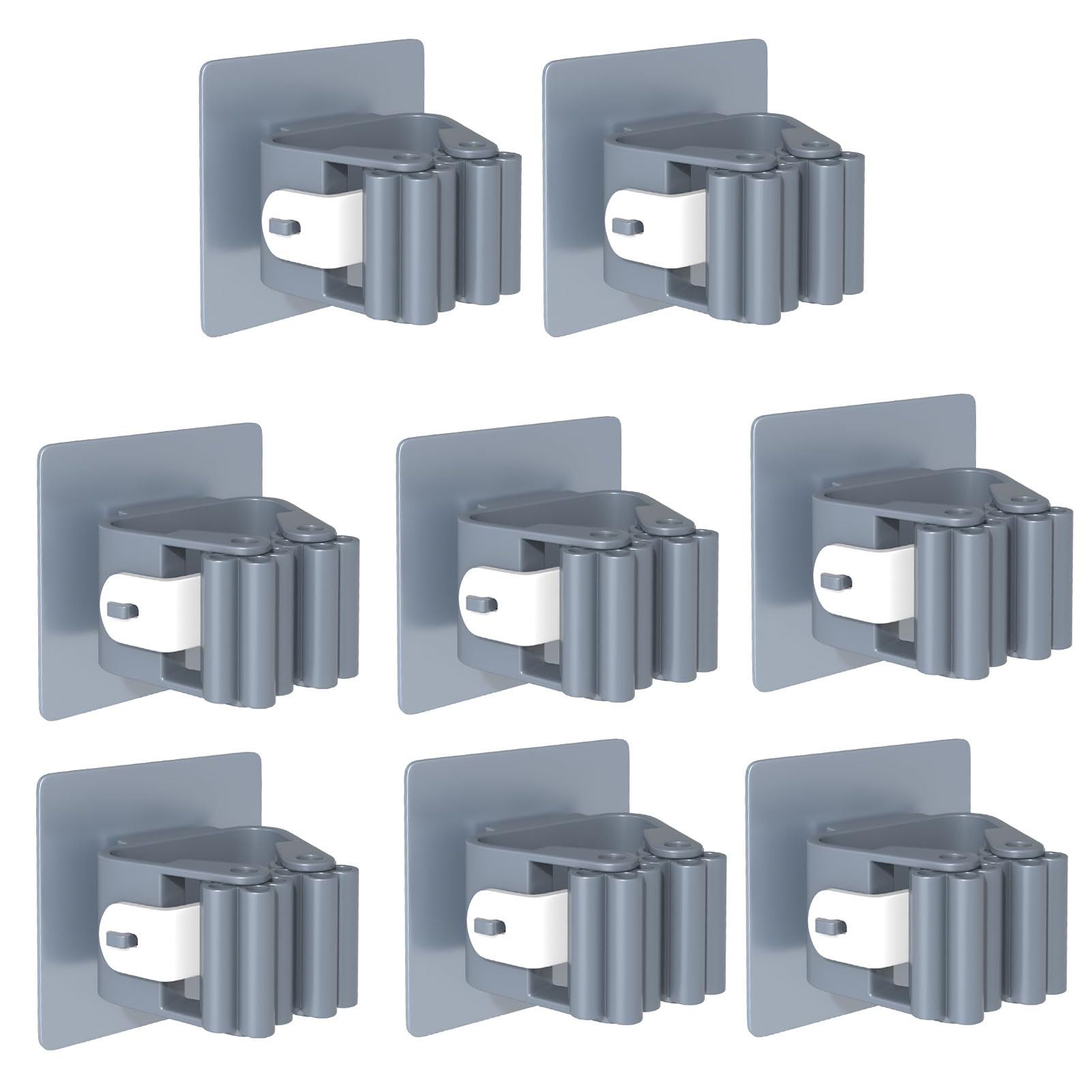 3-H portascope parete adesivo grigio 8 pezzi 5 kg