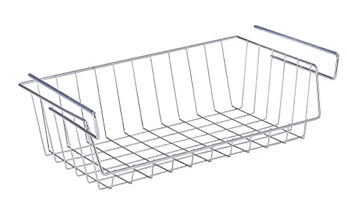 Wenko 2304100 Cesto Mensola Cromo 44 cm Antiscivolo