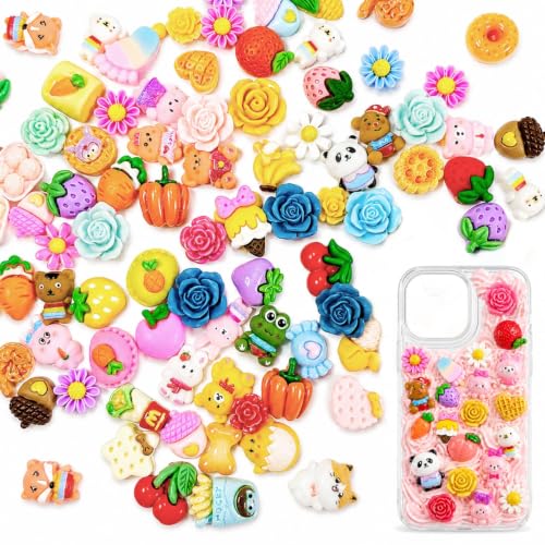 Quelcc Slime Charms Resina Colorati 100 Pezzi