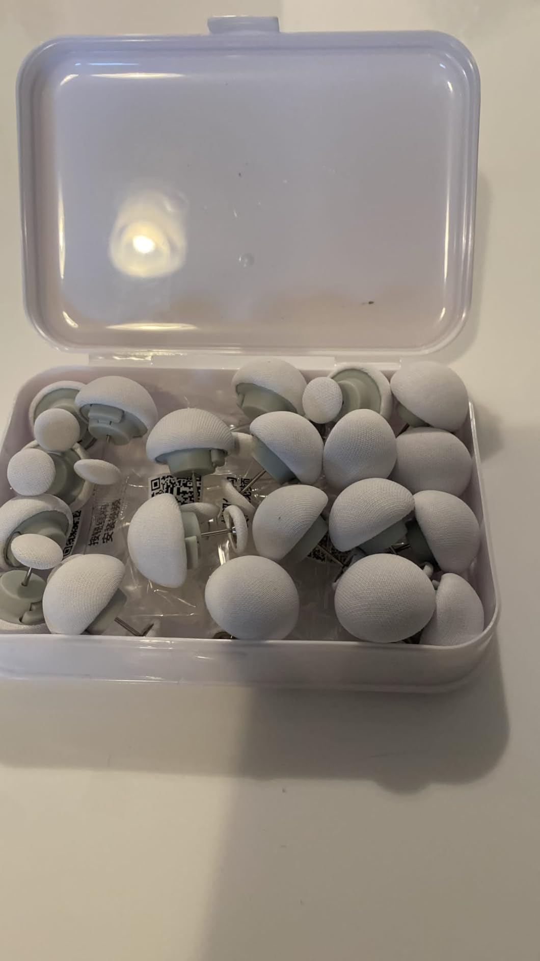 Quelcc Ferma Copripiumino Fungo Clip 20 Pezzi Bianco Antiscivolo