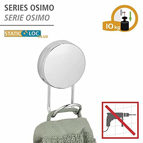 Wenko Osimo Static-Loc Plus gancio acciaio 10 kg