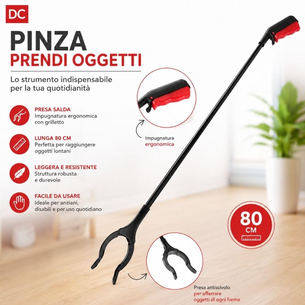 Cecaro Group Pinza Prendi Oggetti 80 cm 1 Pezzo