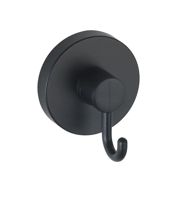 Wenko Vacuum-Loc Ganci Neri a Ventosa Set 2 Pezzi