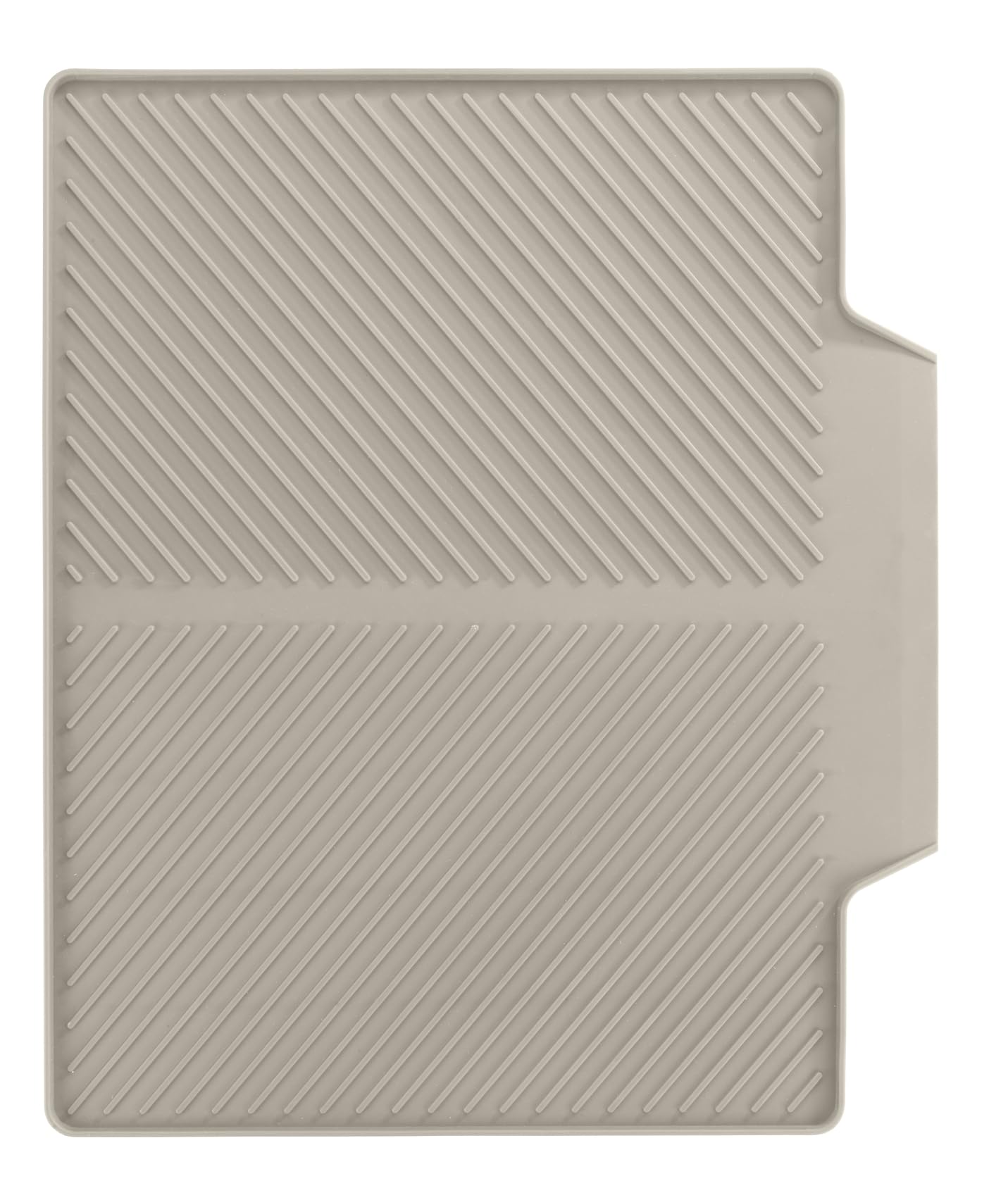 Wenko Nelia Tappetino Scolapiatti Beige 34x40 cm Scanalato