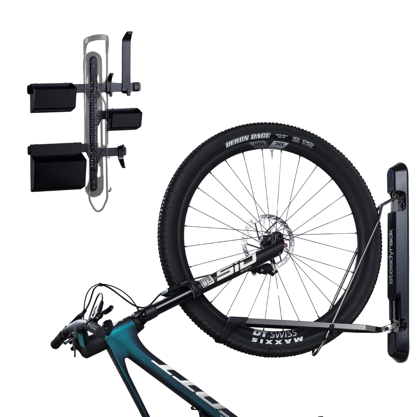 Steadyrack ProFlex Wide GearMate Bundle portabici gomme larghe