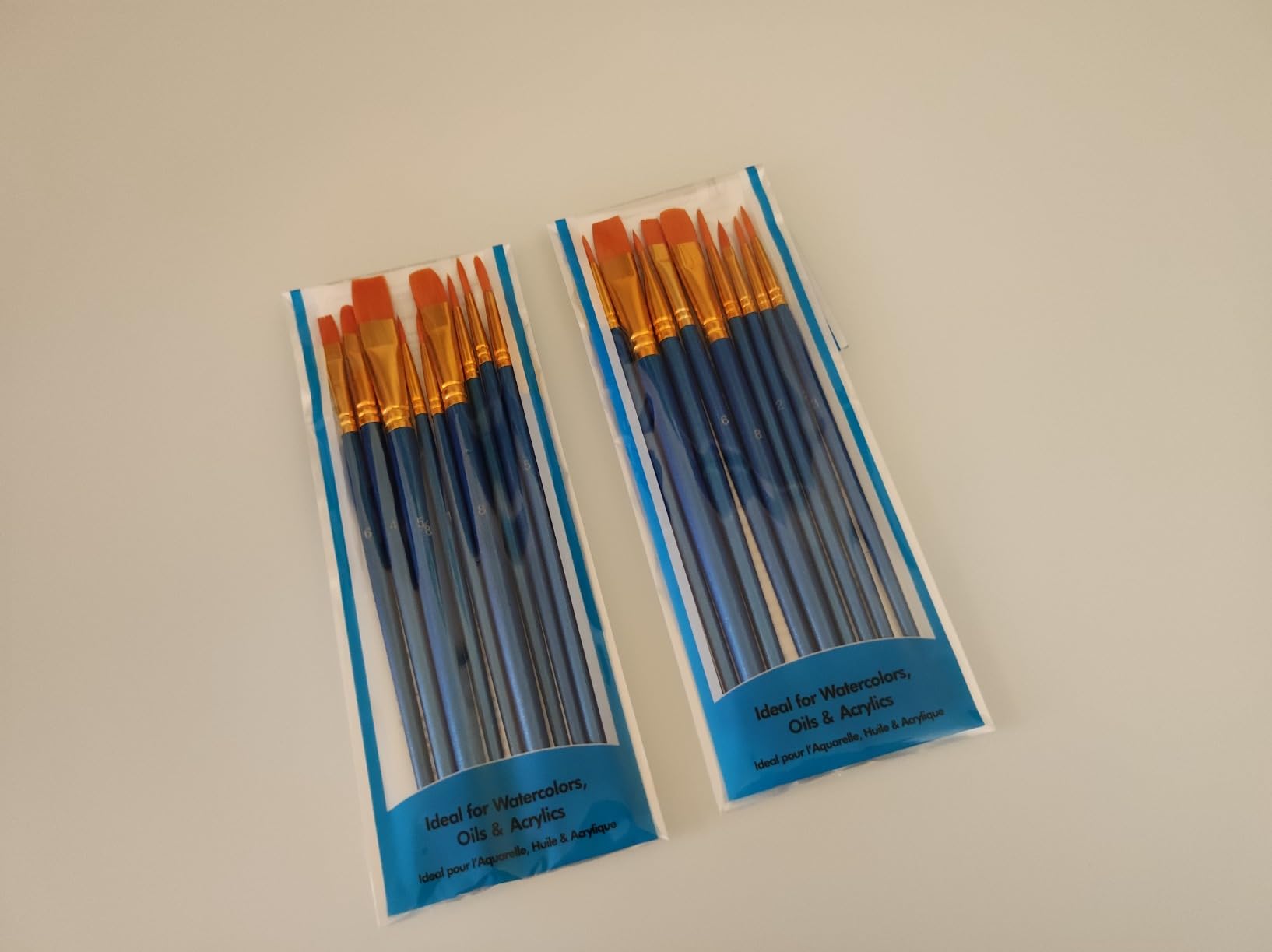Quelcc set 20 pennelli pittura rosa acquerello acrilico nylon