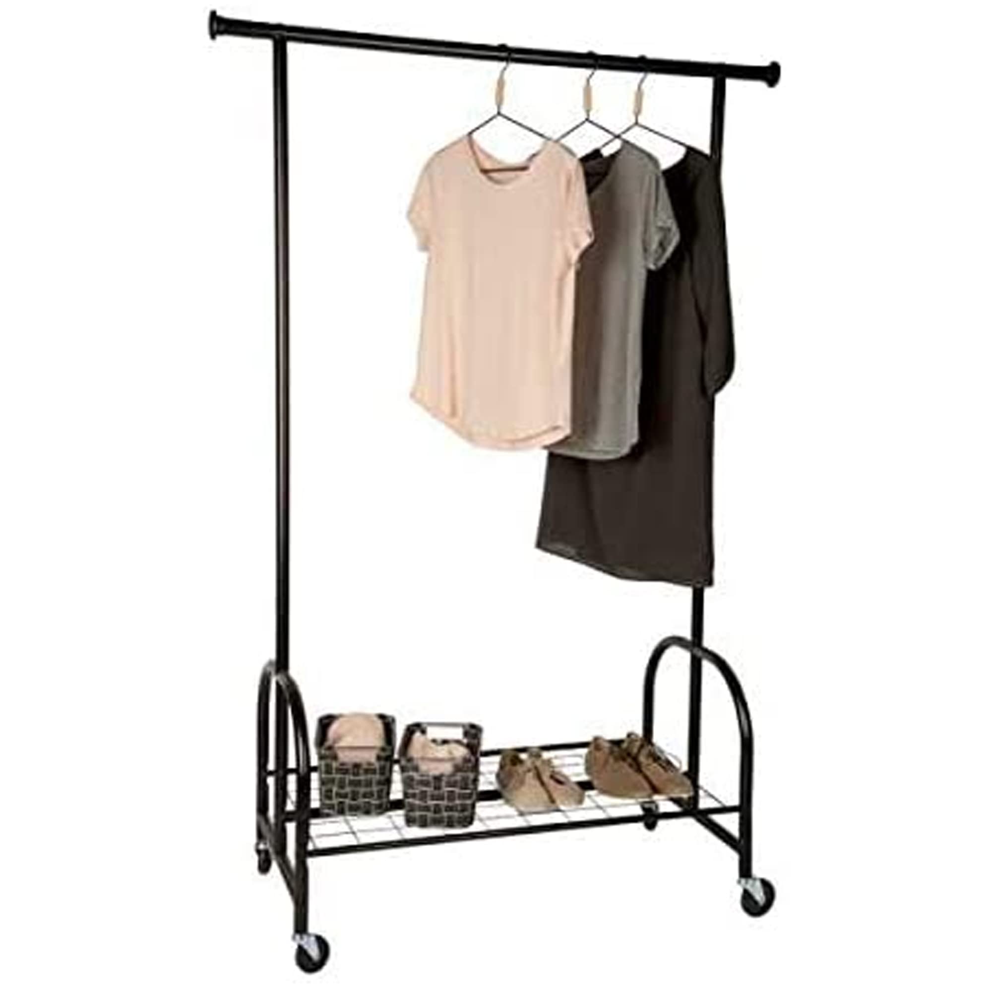 Wenko Profi stand appendiabiti nero 121x185x52 cm