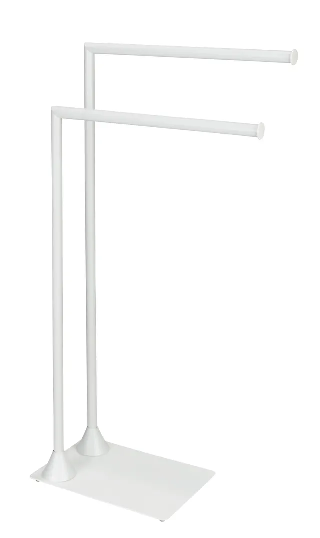 Wenko Hella Portasciugamani 2 Bracci Bianco Acciaio