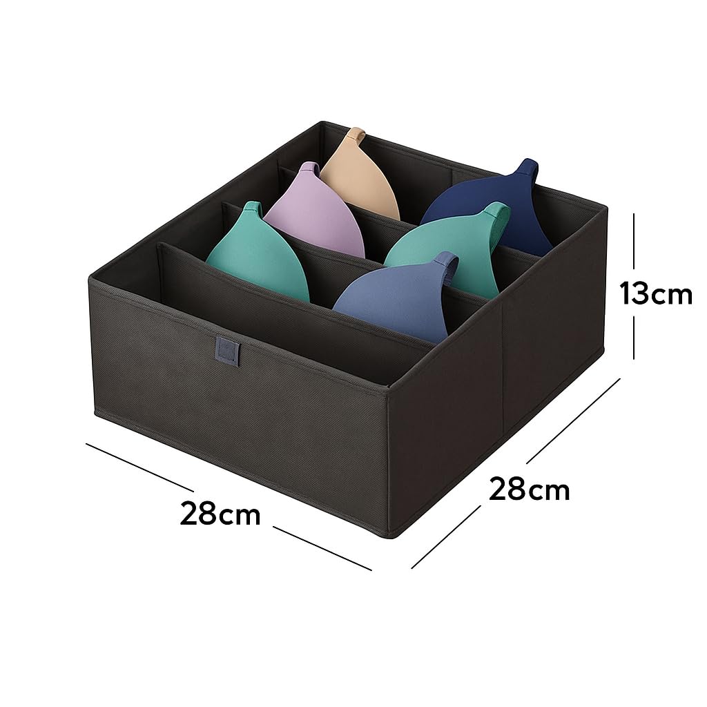 Cecaro Group Set 2 Organizer Cassetti Tessuto 28x28x13 cm