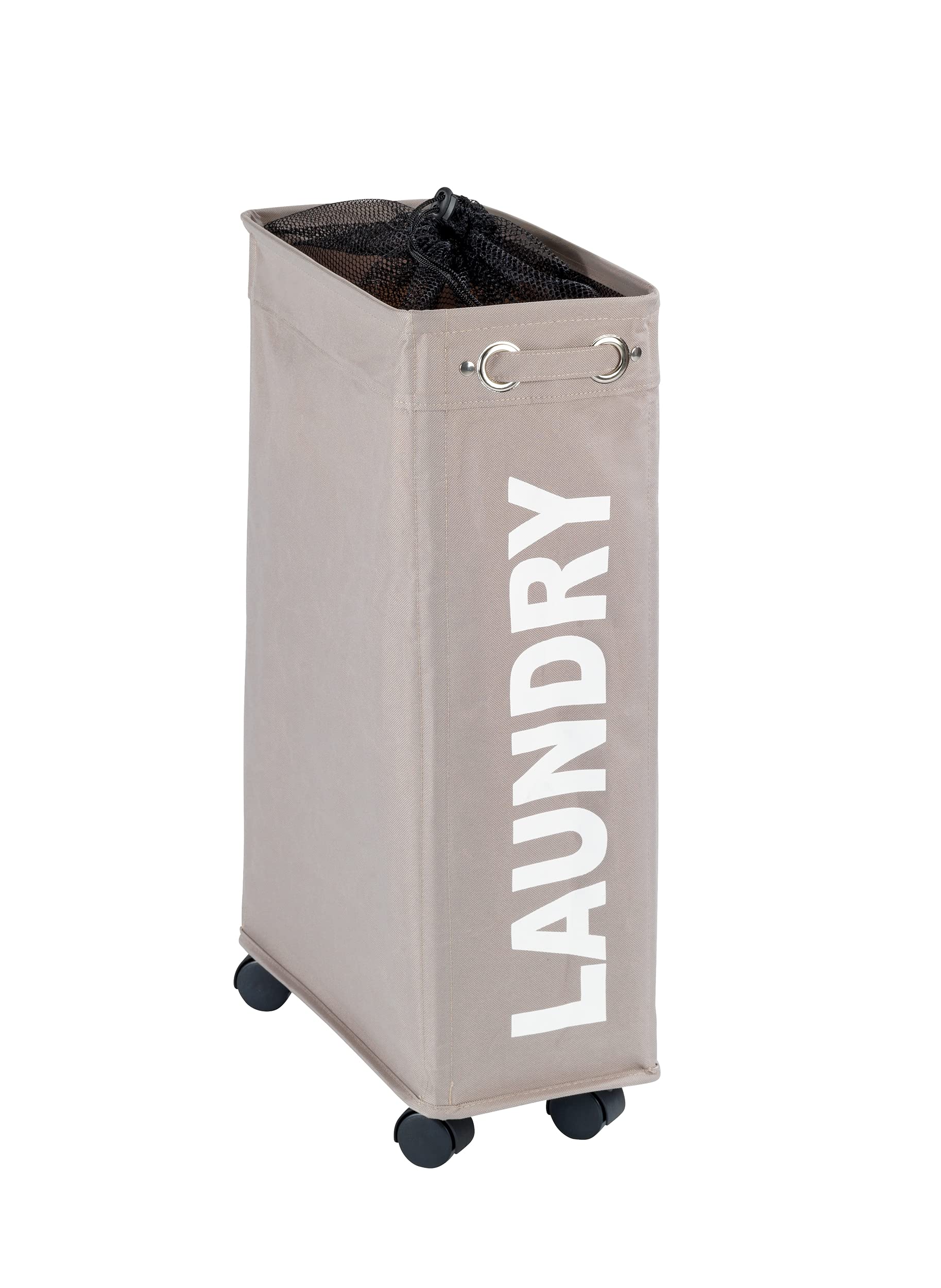 Wenko Corno Portabiancheria Taupe 43 l