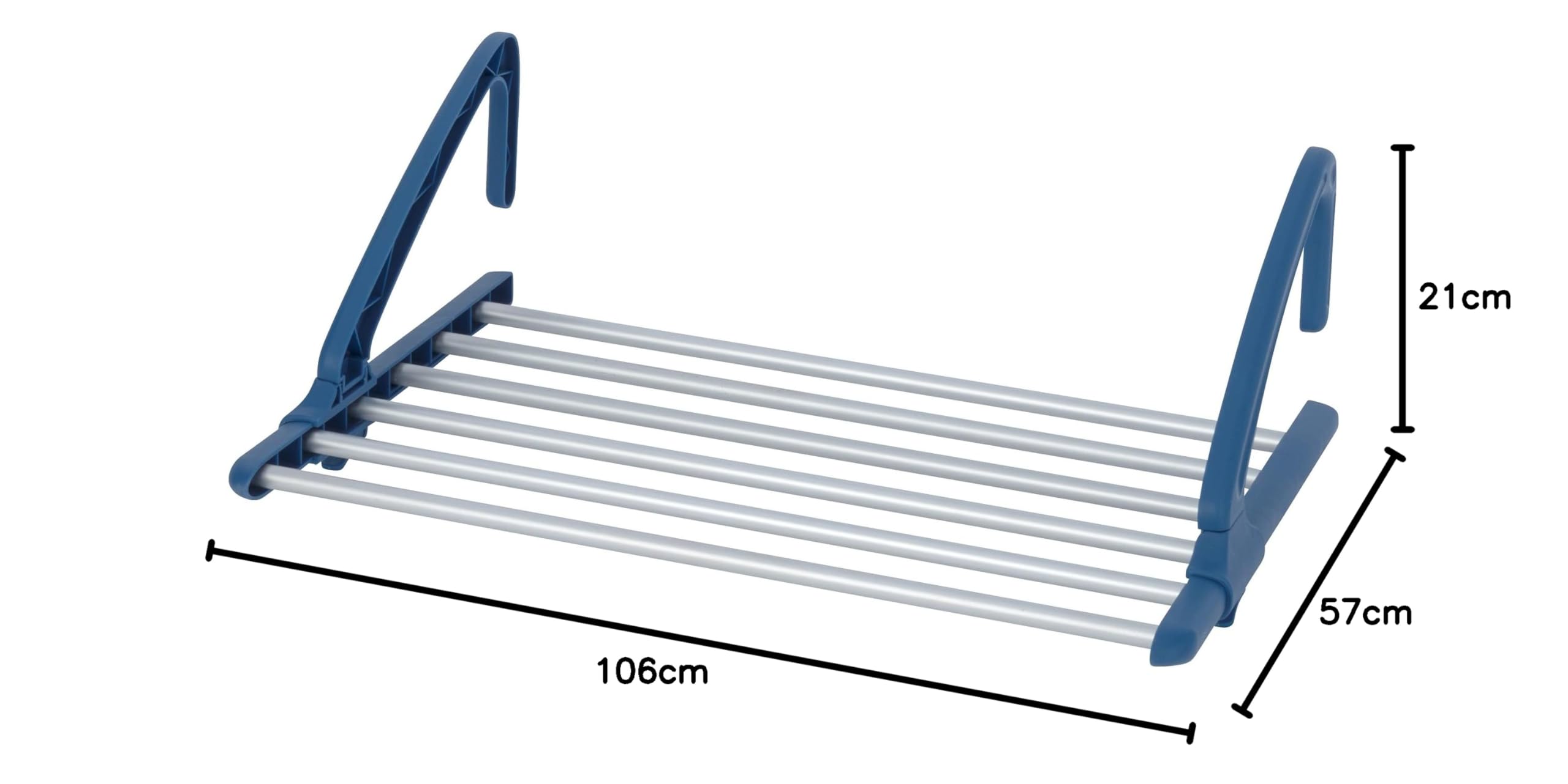 WENKO Alu stendibiancheria balcone telescopico 6 m