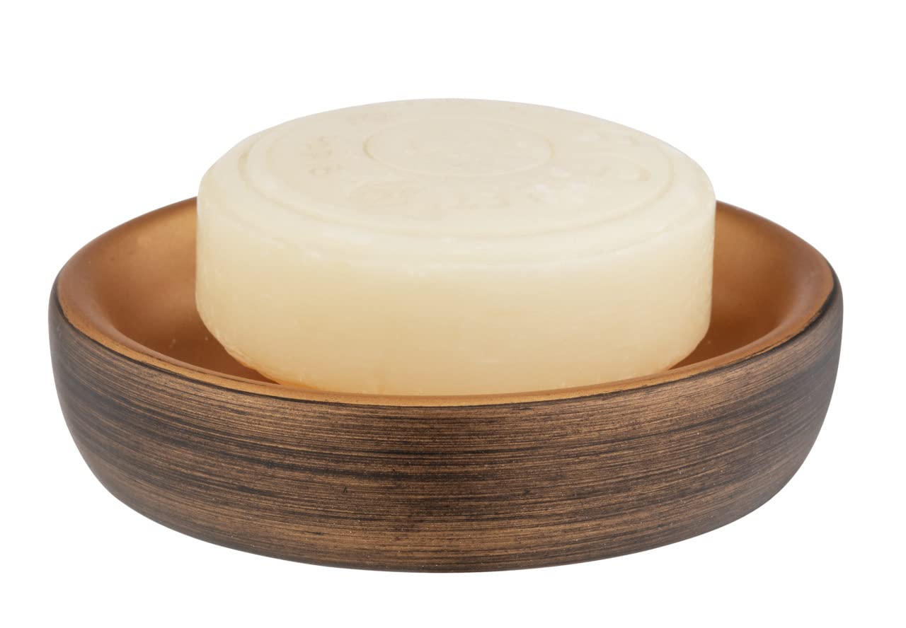 Wenko Palena portasapone bronzo Ø 10,5 cm