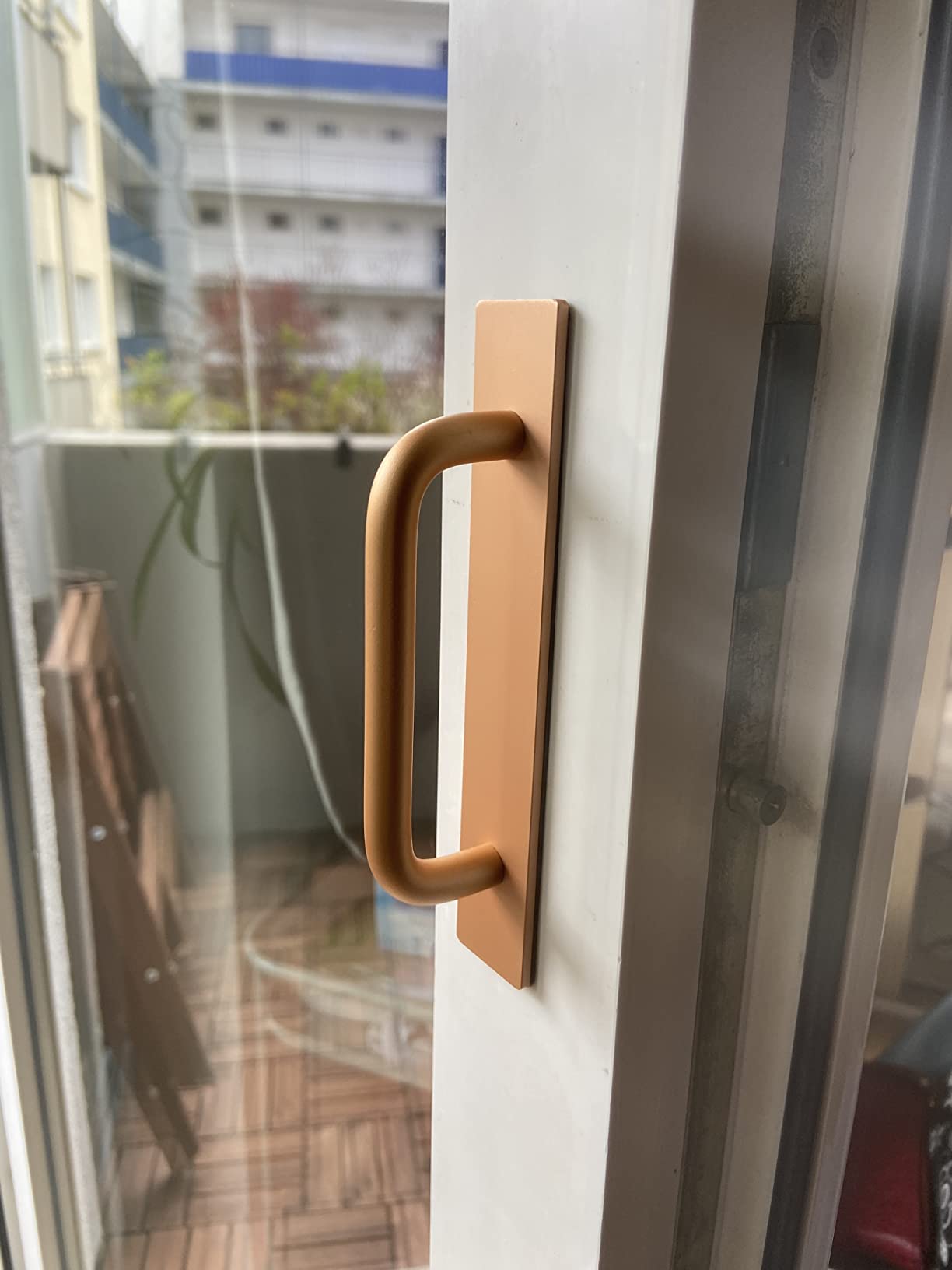 Lxoraziy Maniglia Autoadesiva 148 mm Alluminio Oro Rosa 2 Pezzi