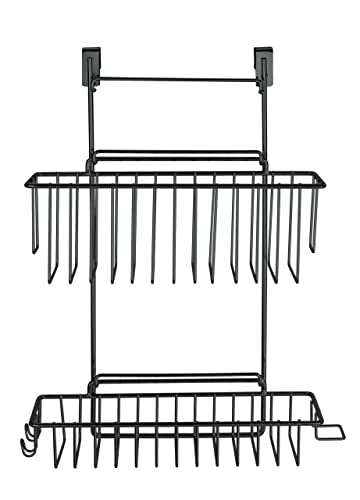 Wenko Flexi cestello sospeso 2 ripiani nero